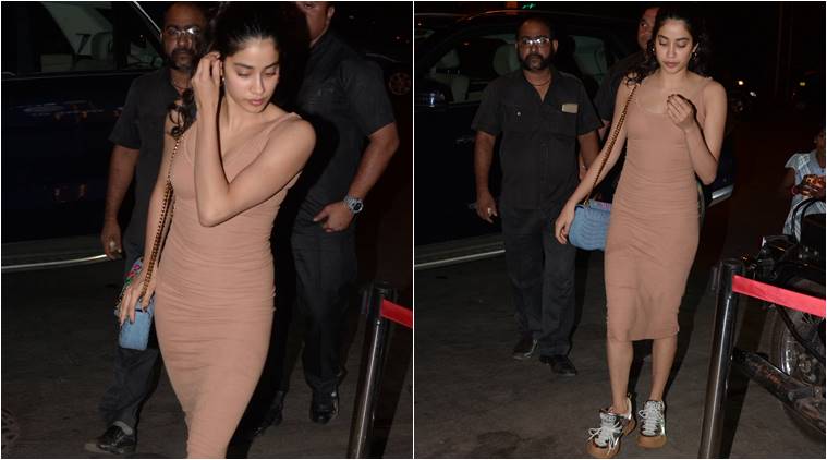 Janhvi Kapoor, Janhvi Kapoor fashion, Janhvi Kapoor nude dress