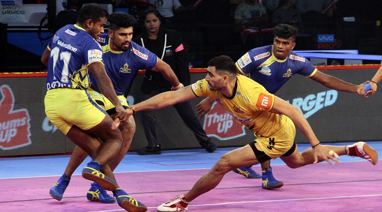 Pro Kabaddi 2018 Live Score, Tamil Thalaivas vs Telugu Titans Live Score Streaming: Tamil Thalaivas 22-17 Telugu Titans in 2nd half