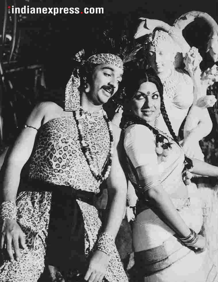 Kamal Haasan black and white photos