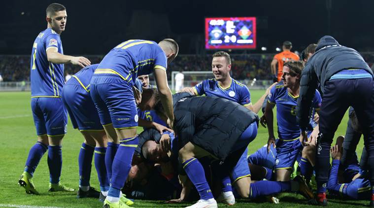 Newcomer Kosovo secures playoff spot in Euro 2020 ...