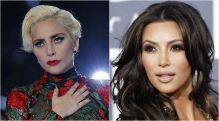 lady gaga, kim kardashian california wildfires