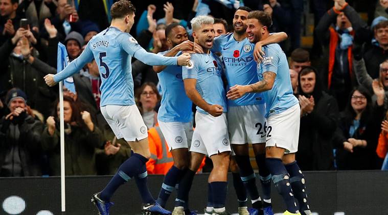 Manchester City go 12 points clear of Manchester United with 31 win