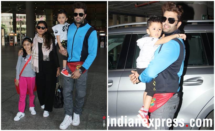 Manish Paul with his family