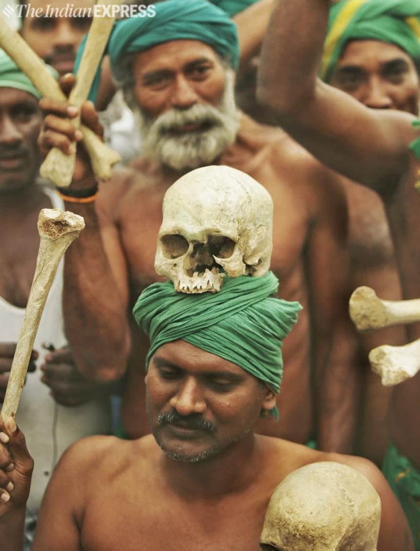 farmers protest