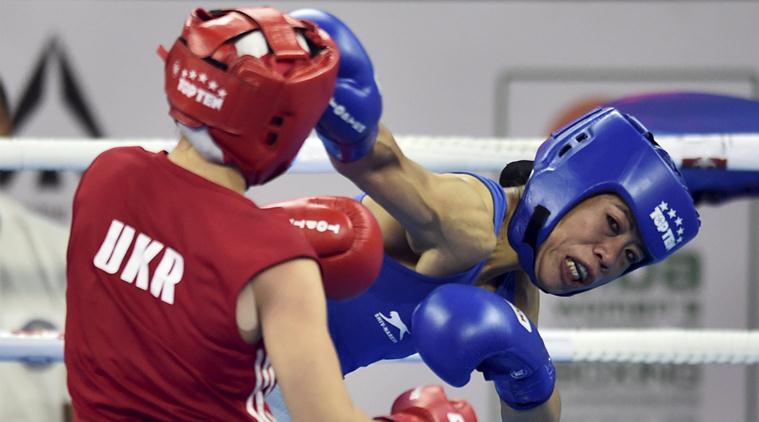 Mary Kom in action