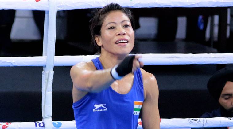 Mary Kom, Mary kom boxing, Mary Kom wins, mary kom boxing results, mary kom record, mary kom record title, mary kom boxing news, boxing news, boxing world championships, indian express