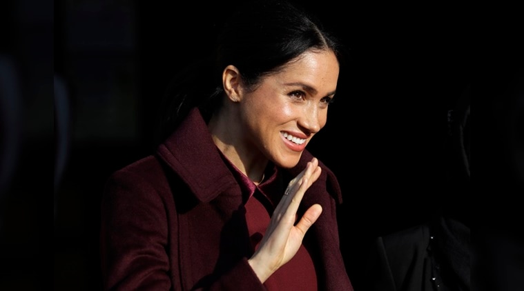 meghan markle, prince harry, meghan markle recent photos, meghan markle prince harry latest photos, meghan markle pregnancy, hubb community kitchen, meghan markle hubb community kitchen, celeb fashion, the royals, the royals fashion, meghan markle fashion, indian express, indian express news