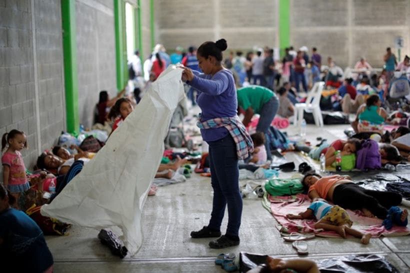 A day in the life of the migrant caravan in Mexico