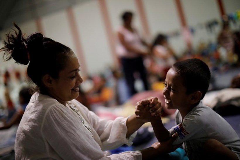A day in the life of the migrant caravan in Mexico