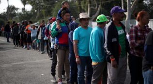The group set out from El Salvador on November 18 and apparently crossed the river dividing Guatemala and Mexico on Tuesday. That is the same route the three larger caravans took after entering Mexico starting October 19.