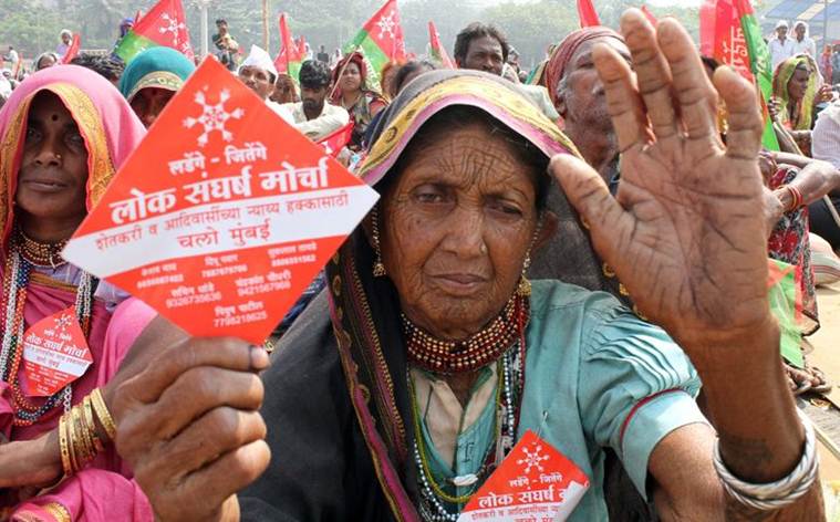 Maharashtra farmers' protest HIGHLIGHTS: Land rights claims will be settled, says CM Devendra Fadnavis | India News,The Indian Express