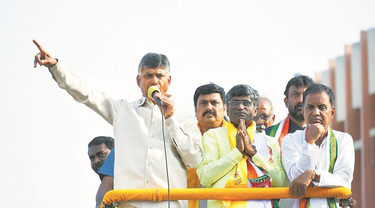 Telangana elections, Chandrababu Naidu, TDP, Telangana elections 2018, Indian express, latest news