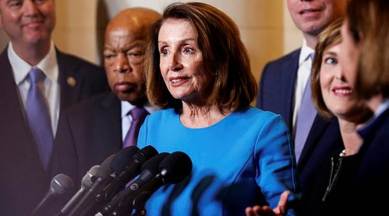Nancy Pelosi was overwhelmingly nominated to become House speaker in an internal Democratic caucus vote Wednesday. (Reuters)