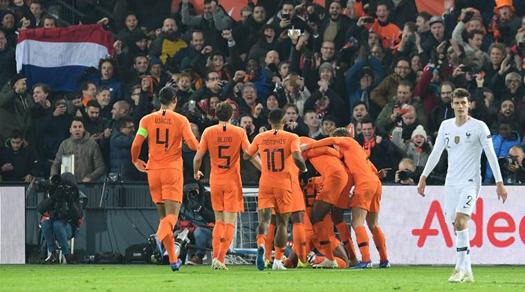 Netherlands vs France, Netherlands beat France 2-0, top UEFA Nations League News,The Indian Express