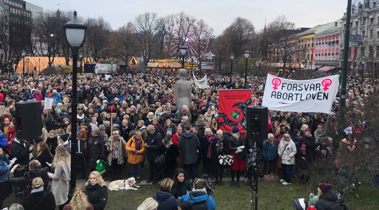 Thousands protest in Norway against restricting abortion | World News ...