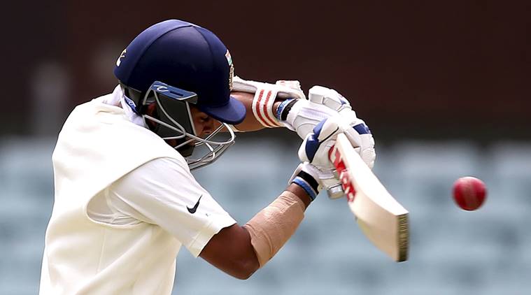 India's Prithvi Shaw bats during their tour cricket match against Cricket Australia XI in Sydney