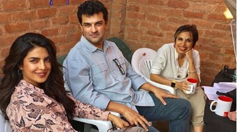 priyanka chopra on the sky is pink sets
