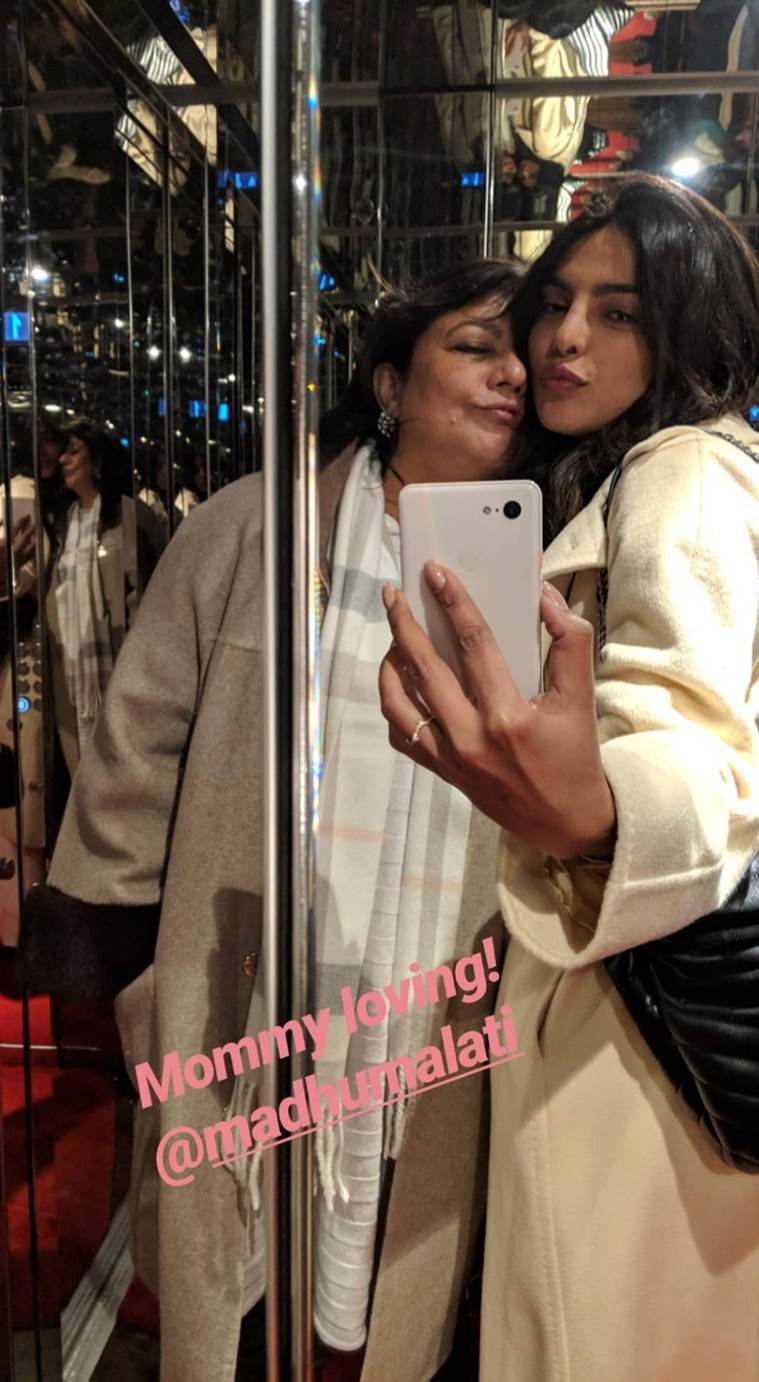 priyanka chopra, mother madhu paris