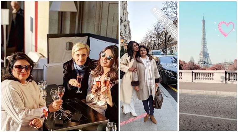 Priyanka Chopra Paris getaway with mother Madhu photos