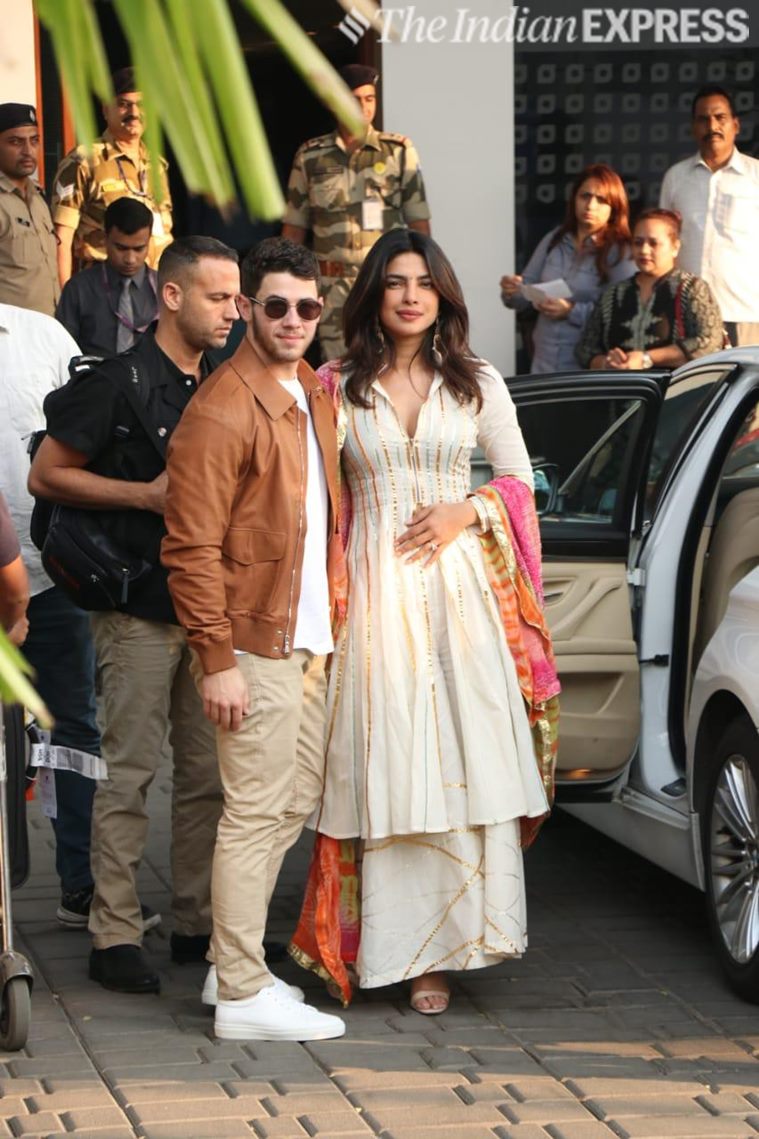 Nick Jonas and Priyanka Chopra arrive in Jodhpur for destination