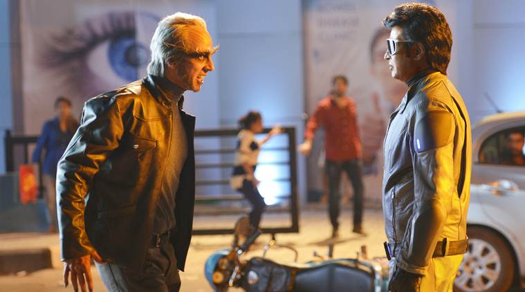 Rajinikanth Akshay Kumar Amy Jackson 2.0 making