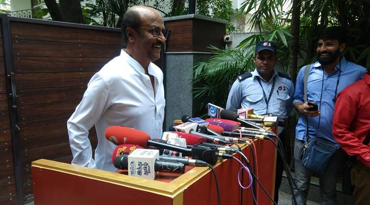 If opposition parties gang up against one person, Who is powerful? asks Rajinikanth