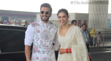 Deepika Padukone, Ranveer Singh wedding reception in Bengaluru: Newlyweds  pose for photos - Photos News , Firstpost