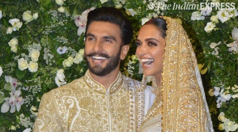   photos of the wedding reception ranveer singh 