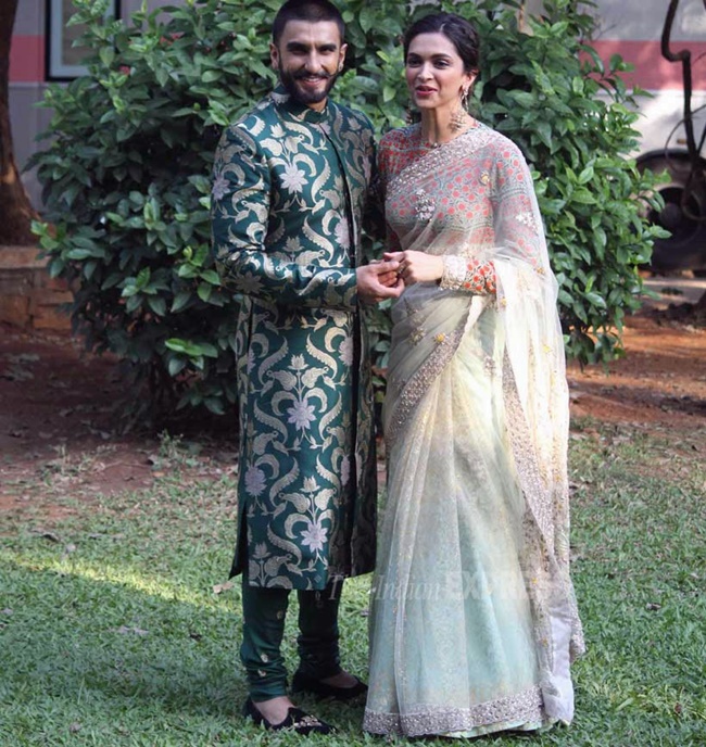 Every single time Deepika Padukone and Ranveer Singh gave couple goals in  ethnic wear