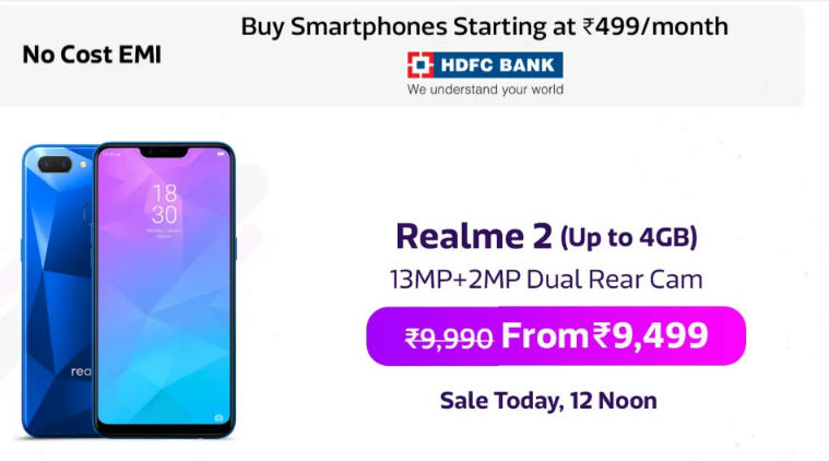 Realme 2, Realme 2 price in India, Realme 2 flash sale, Realme 2 specifications, Realme 2 sale in India, Realme 2 features, Realme 2 Flipkart sale, Realme 2 offers, Realme 2 top specs 