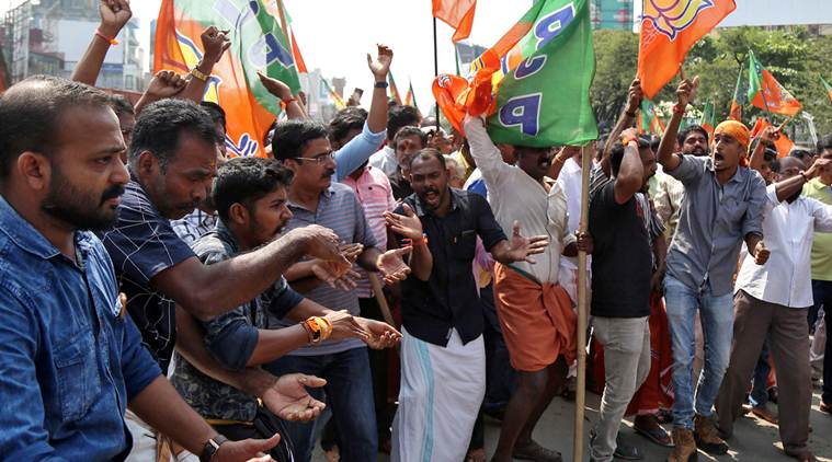 Image result for Protests at Sabarimala were part of âSangh agendaâ: Pinarayi