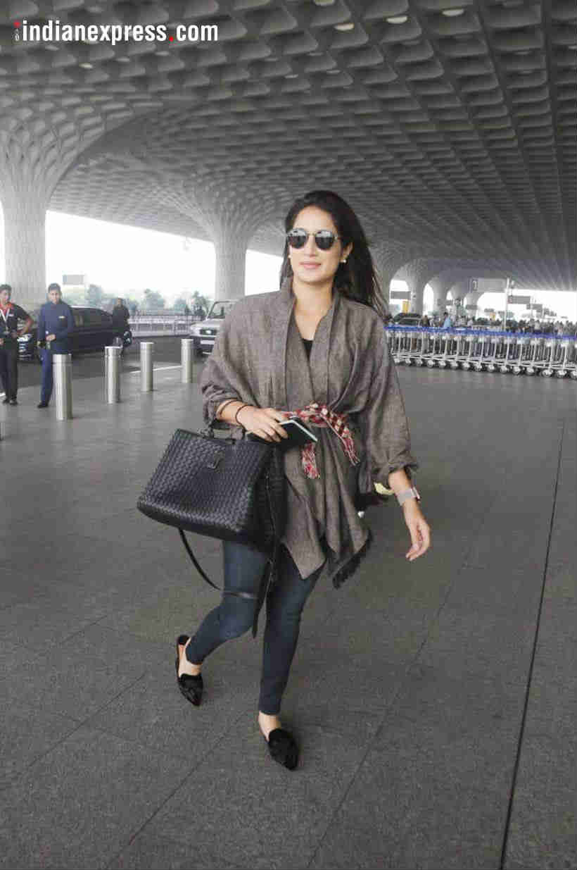 Sagarika Ghatge spotted at airport
