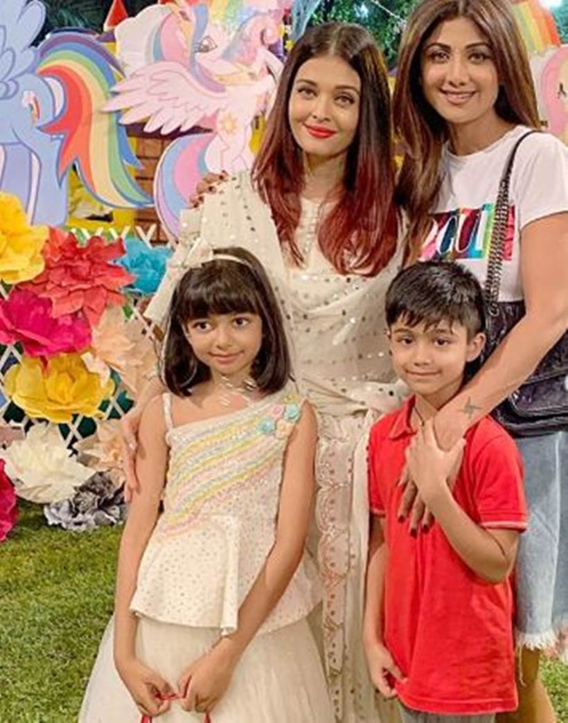 shilpa, aish, aaradhya
