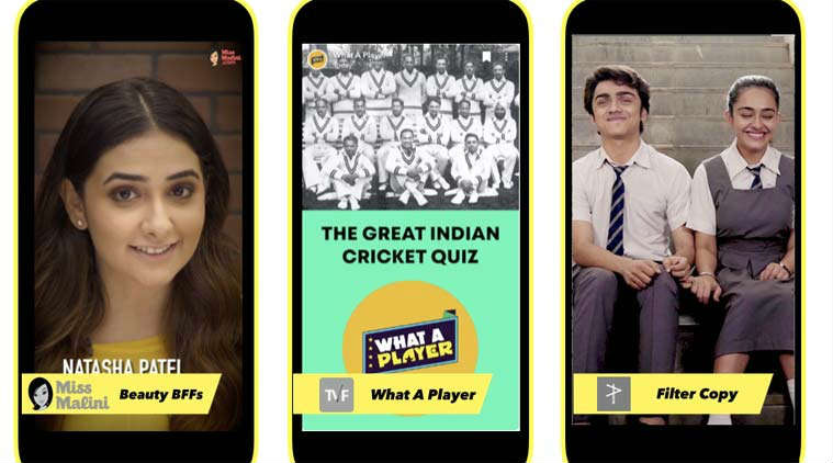 Snapchat, Snapchat Discover, Snapchat India, Snapchat Discover India, Snapchat local shows, Snapchat Discover India shows, Snapchat Lens