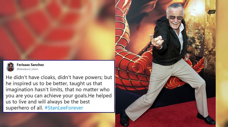 Heroes don't die': Marvel Comics creator Stan Lee passes away, leaves fans  emotional | Trending News,The Indian Express