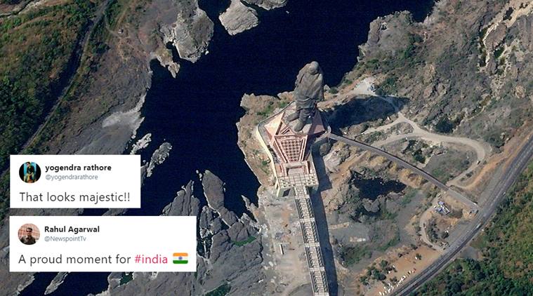World's tallest 'Statue of Unity' is visible from space; incredible satellite photo leaves Indians excited