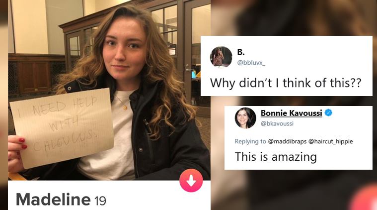 College Student Turns To Tinder To Get Help With Math Before An