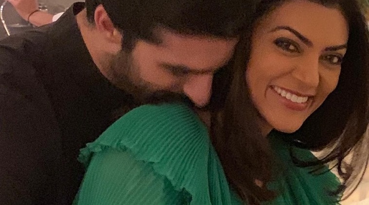 sushmita sen with boyfriend rohman shawl