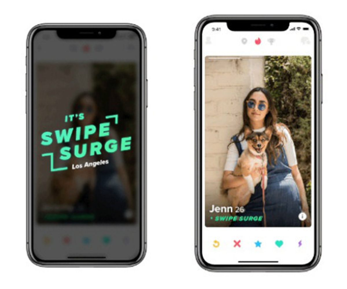 Tinder Testing Swipe Surge Feature For Ios Here S What It Does