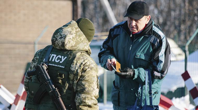 Ukraine border, ban on Russian males at Ukraine border, Russian males banned at Ukraine border, global news, indian express