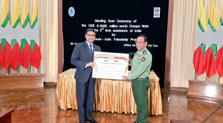 India extends million aid to Myanmar for border development projects