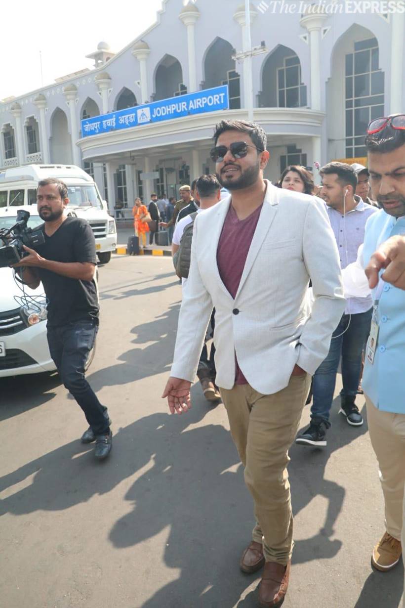 Priyanka chopra brother Siddharth Chopra in jodhpur