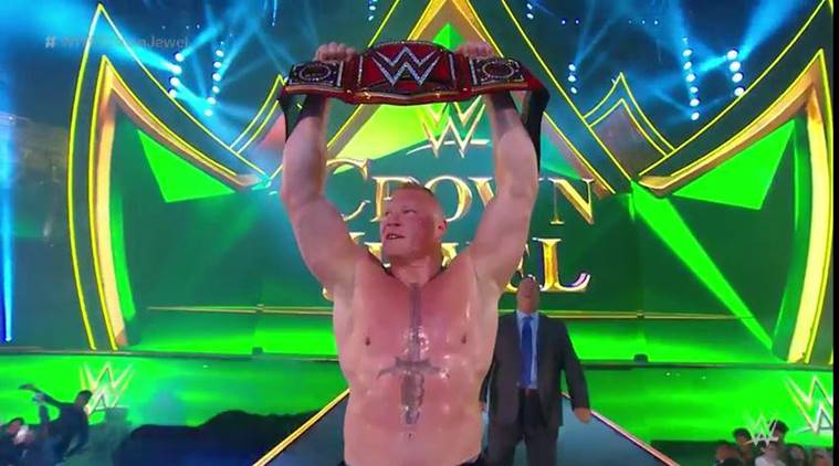 WWE Crown Jewel Results: Brock Lesnar is Universal Champion, Shane ...