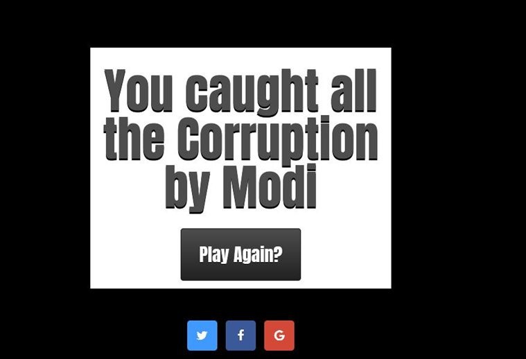 corrupt Modi game Congress