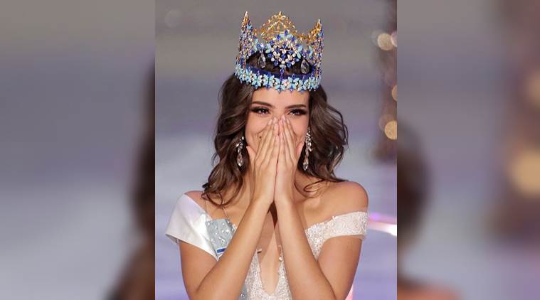 Miss World 2018: The 26-year-old smiled away with moist eyes as she folded her hands in gratitude to gesture the traditional Indian 'Namaste' greeting when Manushi placed the elaborate crown on her head. (Reuters)