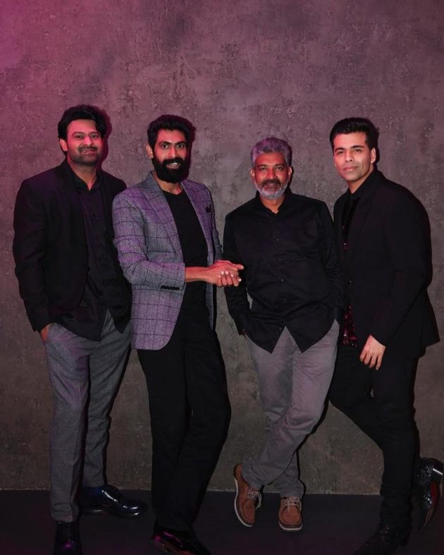 karan johar in chat with baahubali team