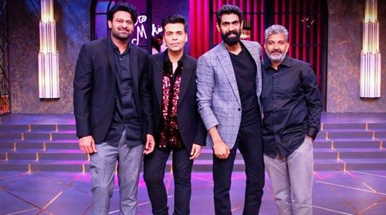 Koffee With Karan Baahubali trio