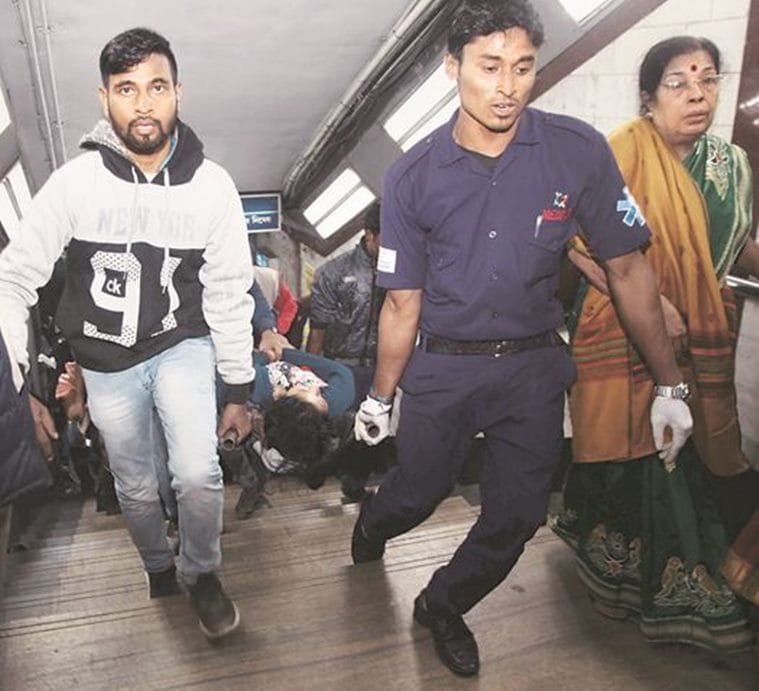 Fire in Kolkata Metro train, passengers claim delay in rescue services