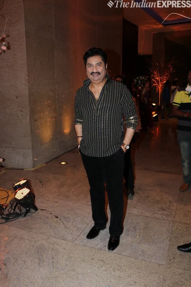 Kumar Sanu at Alka Yagnik reception
