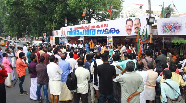 Kerala man, who set himself ablaze in front of BJP's Sabarimala protest venue, dies